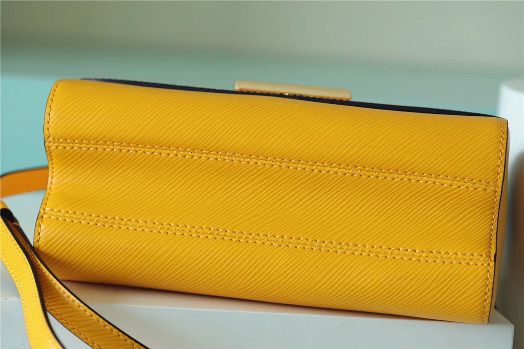 Louis Vuitton Twist MM Epi Sunflower Yellow For Women, Women’s Bags, Shoulder And Crossbody Bags 9.1in/23cm
