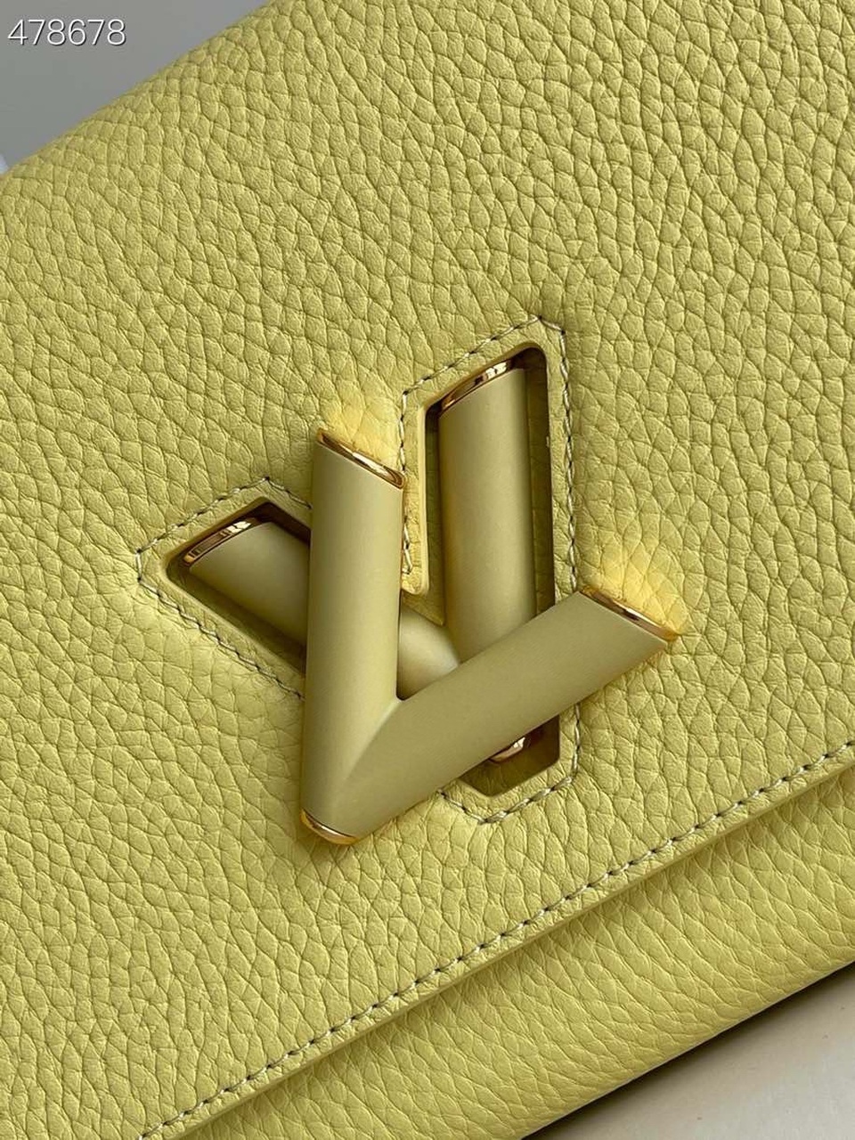 Louis Vuitton Twist MM Ginger Yellow For Women, Women’s Handbags, Shoulder And Crossbody Bags 9.1in/23cm LV
