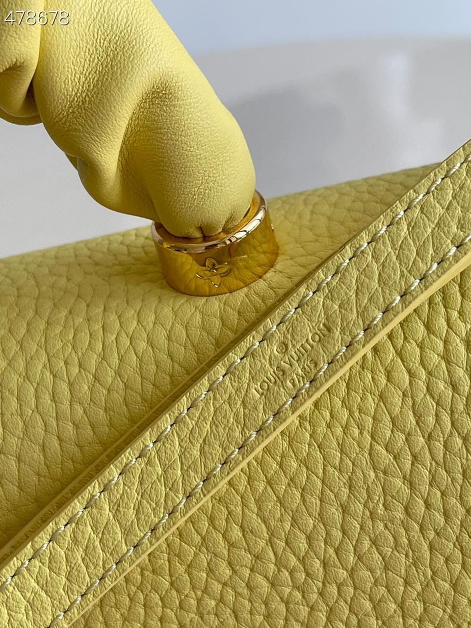 Louis Vuitton Twist MM Ginger Yellow For Women, Women’s Handbags, Shoulder And Crossbody Bags 9.1in/23cm LV