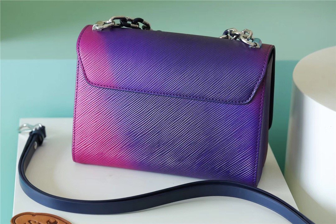 Louis Vuitton Twist PM Bag, Shoulder and Cross Body Bags For Women Gradient Blue 7.5in/19cm