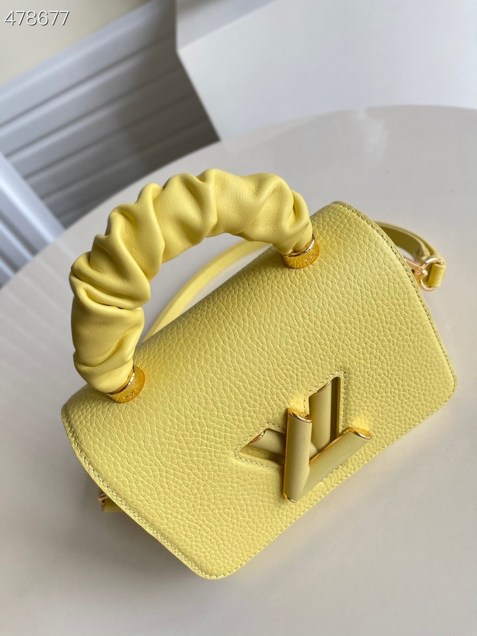 Louis Vuitton Twist PM Ginger Yellow For Women, Women’s Handbags, Shoulder And Crossbody Bags 7.5in/19cm