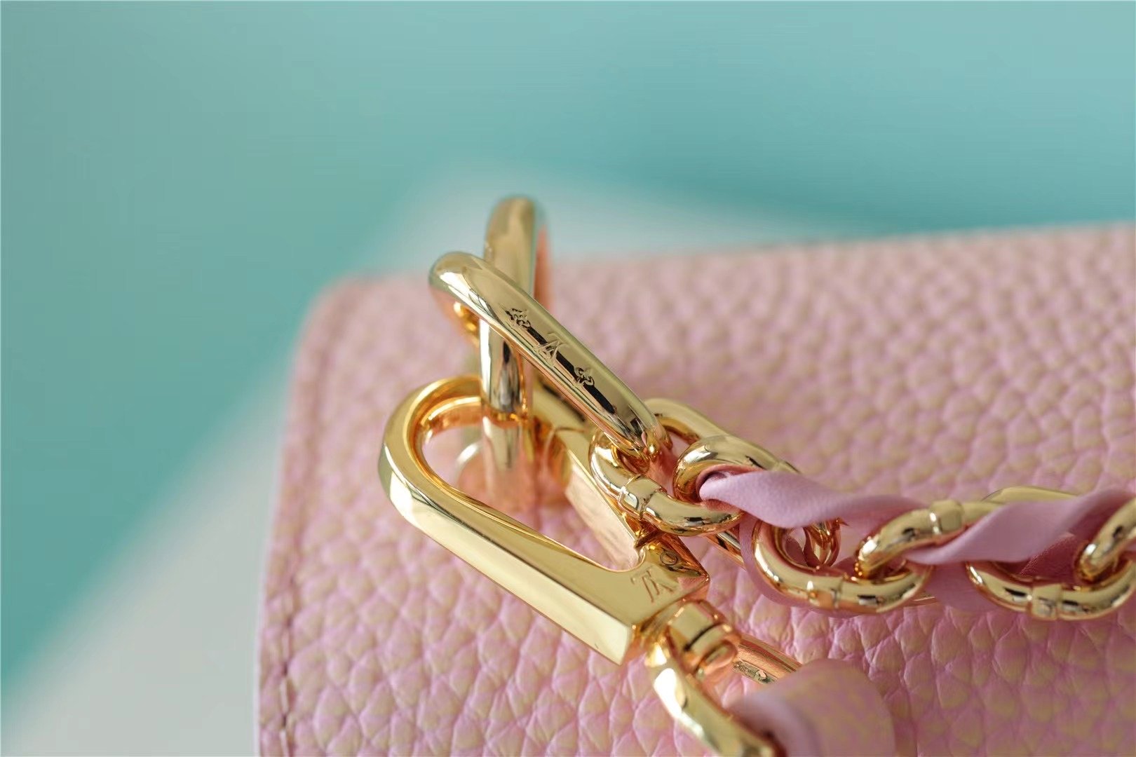 Louis Vuitton Twist PM Grain Pink For Women, Women’s Handbags, Shoulder And Crossbody Bags 7.5in/19cm