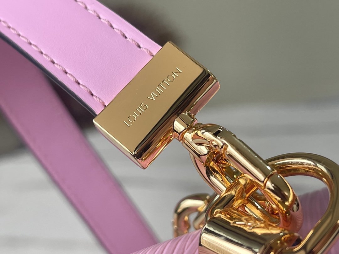Louis Vuitton Twist PM Monogram Flower Wisteria Purple For Women, Women’s Handbags, Shoulder And Crossbody Bags 9.1in/23cm