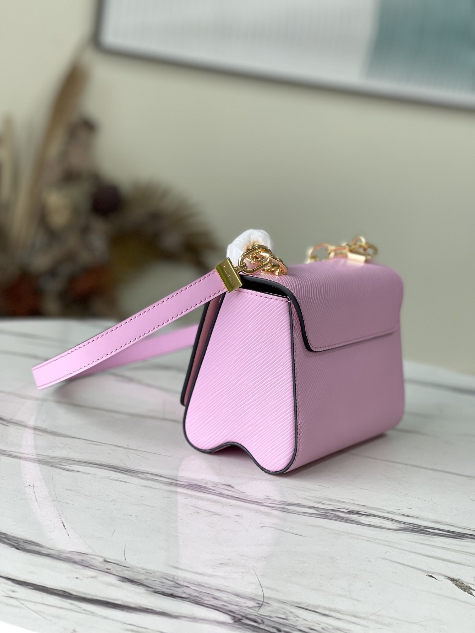 Louis Vuitton Twist PM Monogram Flower Wisteria Purple For Women, Women’s Handbags, Shoulder And Crossbody Bags 9.1in/23cm