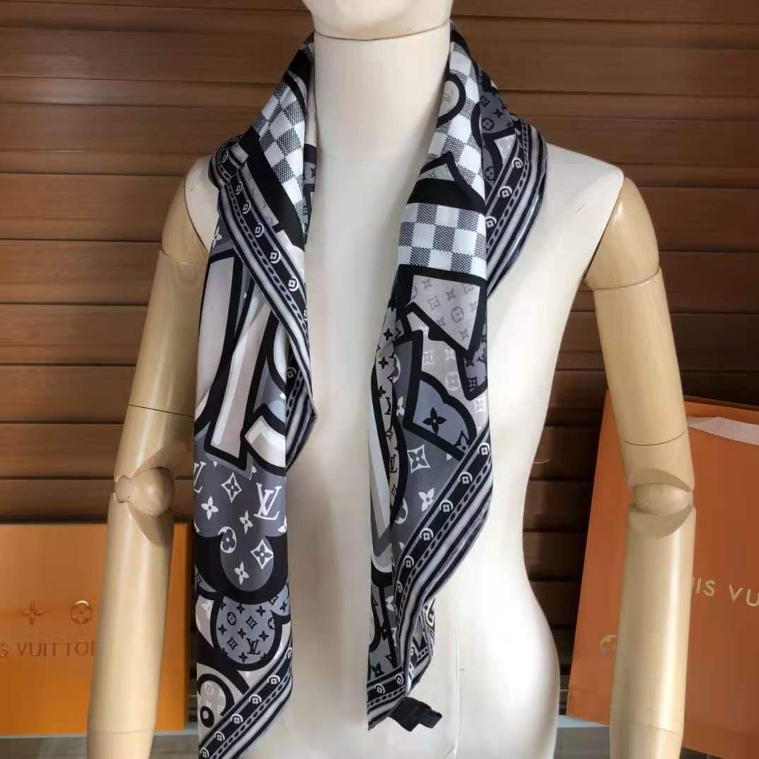 Louis Vuitton Ultimate 3D Square 90 White And Grey For Women