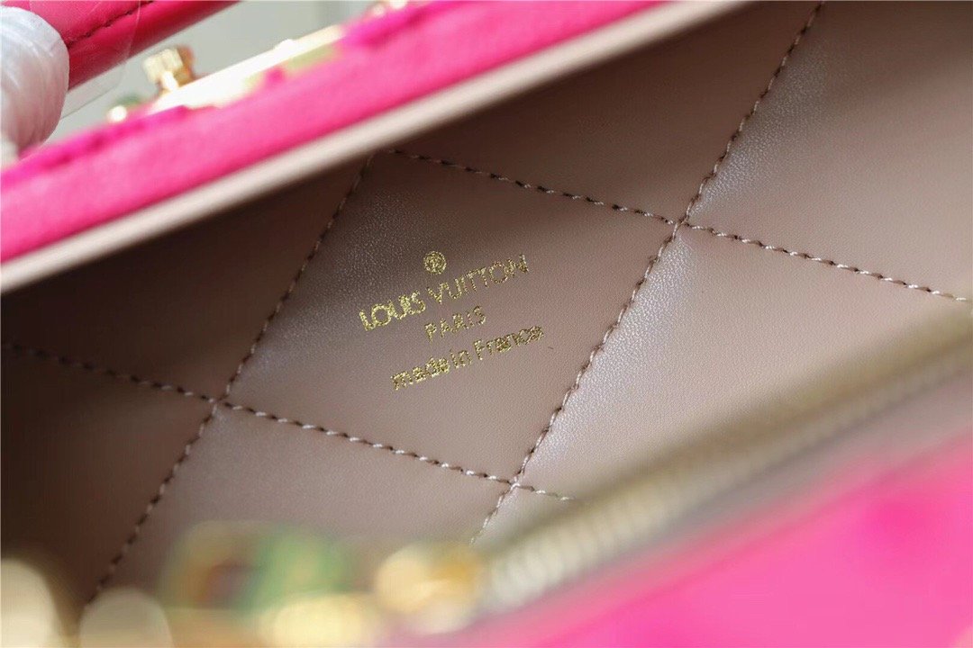 Louis Vuitton Valisette Tresor Monogram Empreinte Pink For Women, Women’s Bags, Shoulder And Crossbody Bags 9.4in/24cm LV