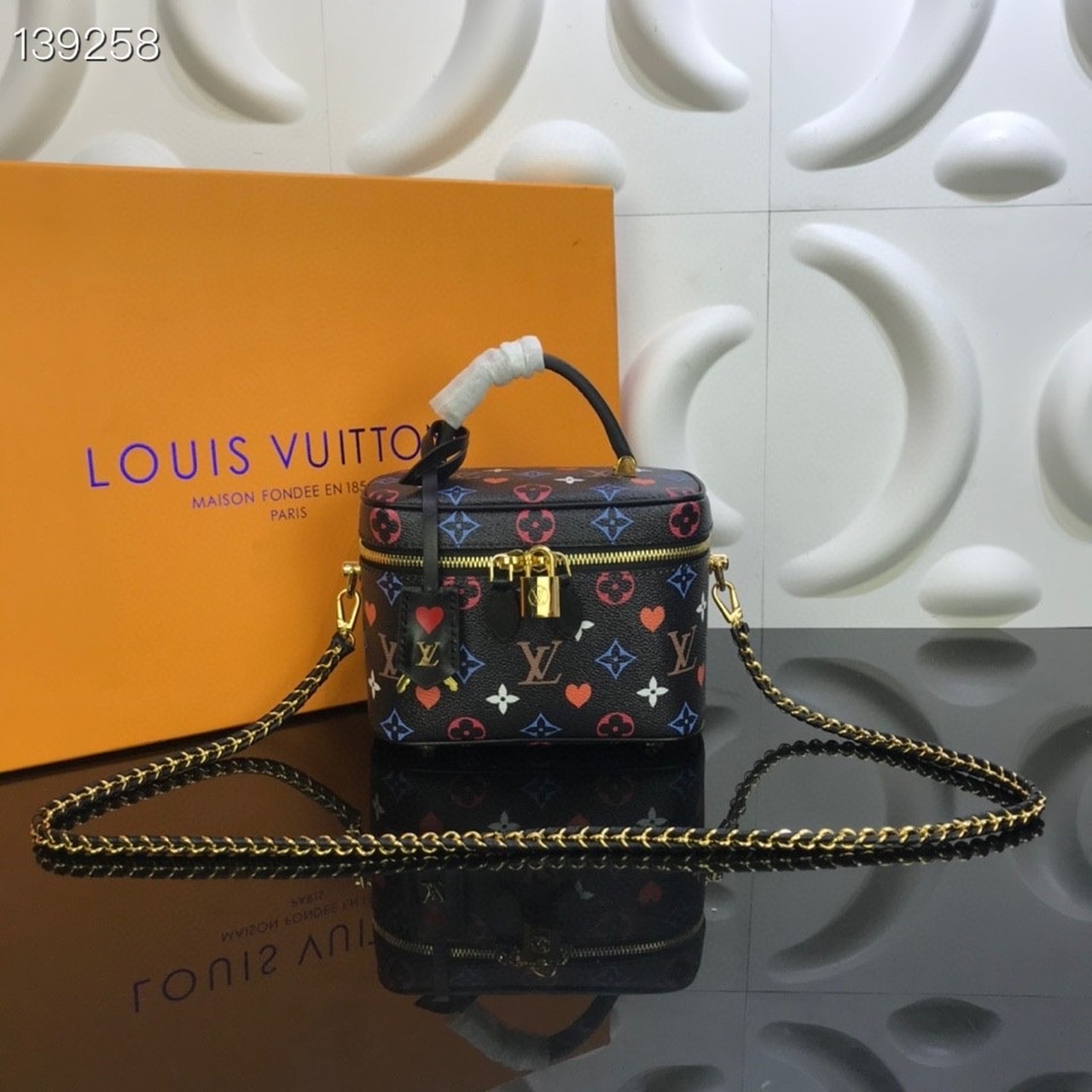 Louis Vuitton Vanity PM Game On Monogram Canvas By Nicolas Ghesquiere Black For Women, Women’s Handbags, Shoulder And Crossbody Bags 7.5in/19cm