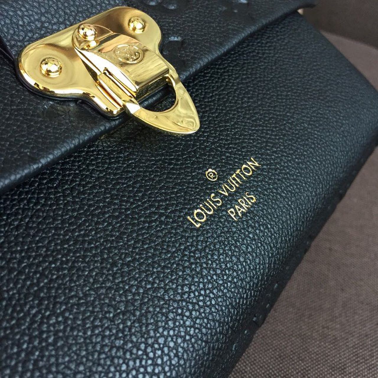 Louis Vuitton Vavin MM Monogram Empreinte Black For Women, Women’s Handbags, Shoulder And Crossbody Bags 9.8in/25cm