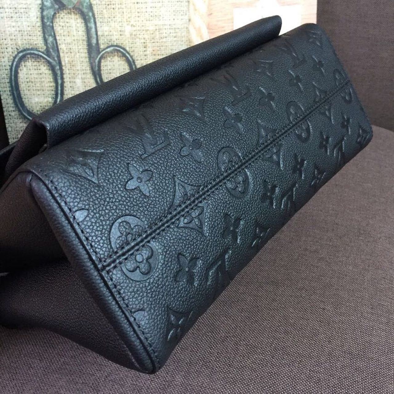 Louis Vuitton Vavin MM Monogram Empreinte Black For Women, Women’s Handbags, Shoulder And Crossbody Bags 9.8in/25cm