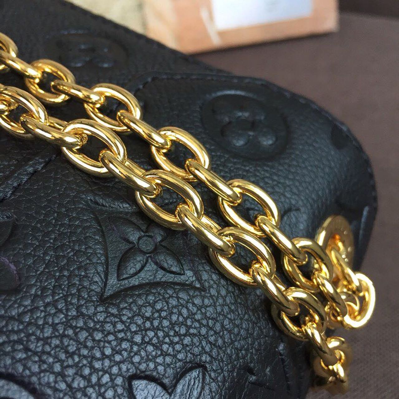Louis Vuitton Vavin MM Monogram Empreinte Black For Women, Women’s Handbags, Shoulder And Crossbody Bags 9.8in/25cm