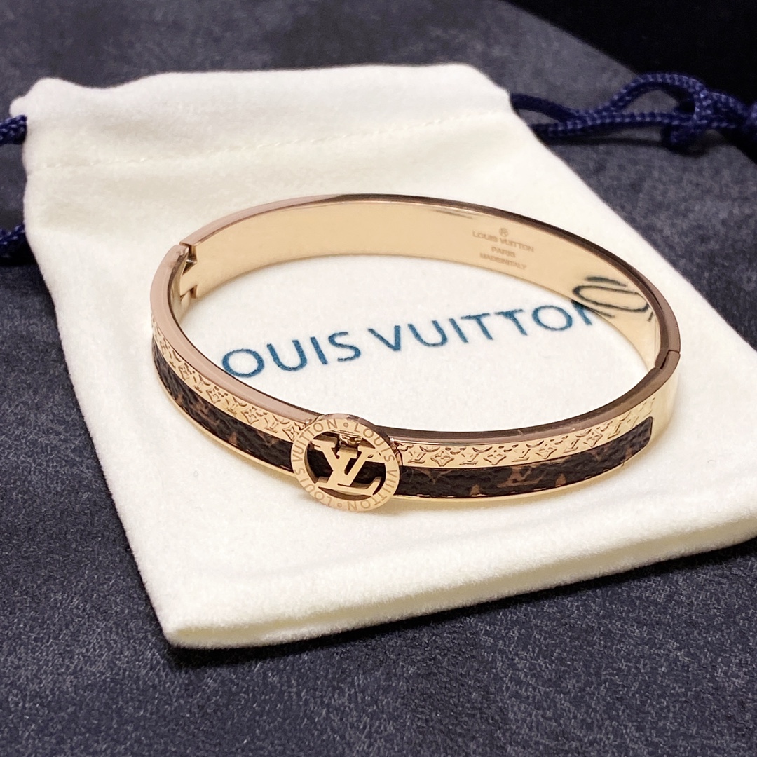 Louis Vuitton Vein Bracelet Gold For Women