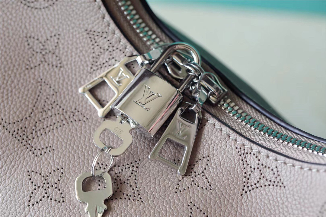 Louis Vuitton Why Knot MM Mahina Galet Beige For Women, Women’s Handbags, Shoulder And Crossbody Bags 13.4in/34cm