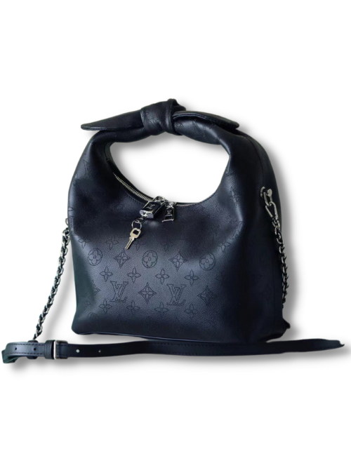 Louis Vuitton Why Knot PM Bag Shouder Bags Black/Greige/Cream For Women 13.4in/34cm