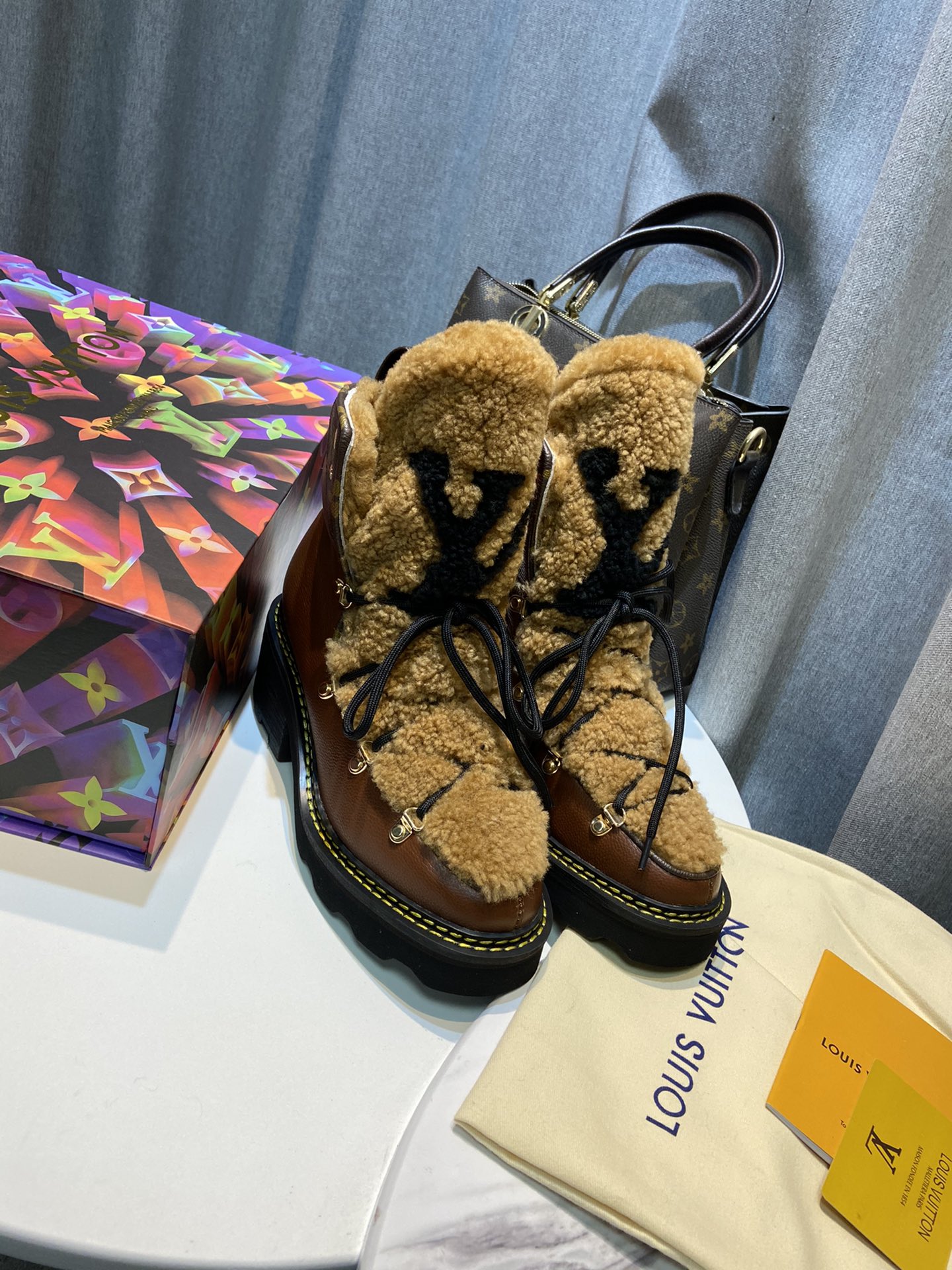 Louis Vuitton Women’s Beaubourg Ankle Boot Brown For Women LV