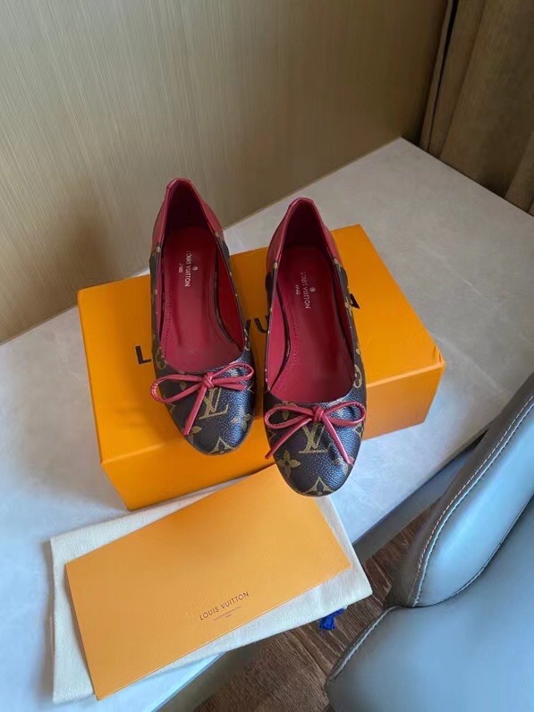 Louis Vuitton Women’s Joy Ballerina Red For Women LV