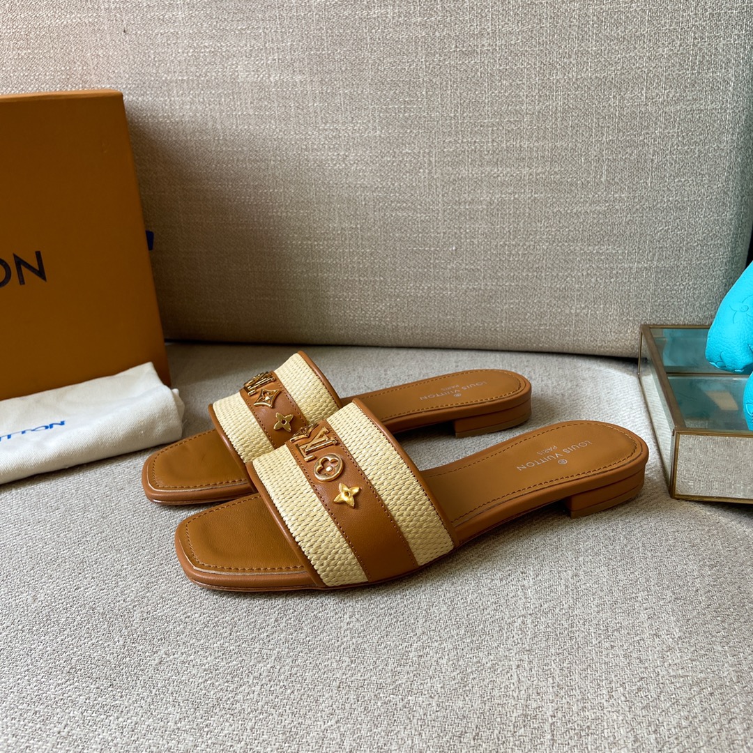 Louis Vuitton Women’s Lock It Mule Brown For Women LV