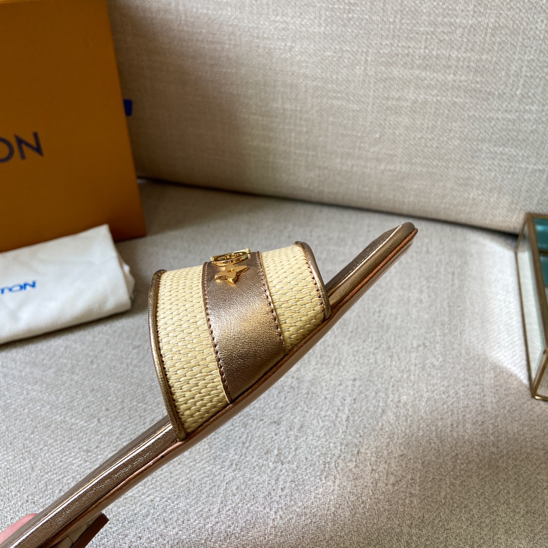 Louis Vuitton Women’s Lock It Mule Gold For Women LV