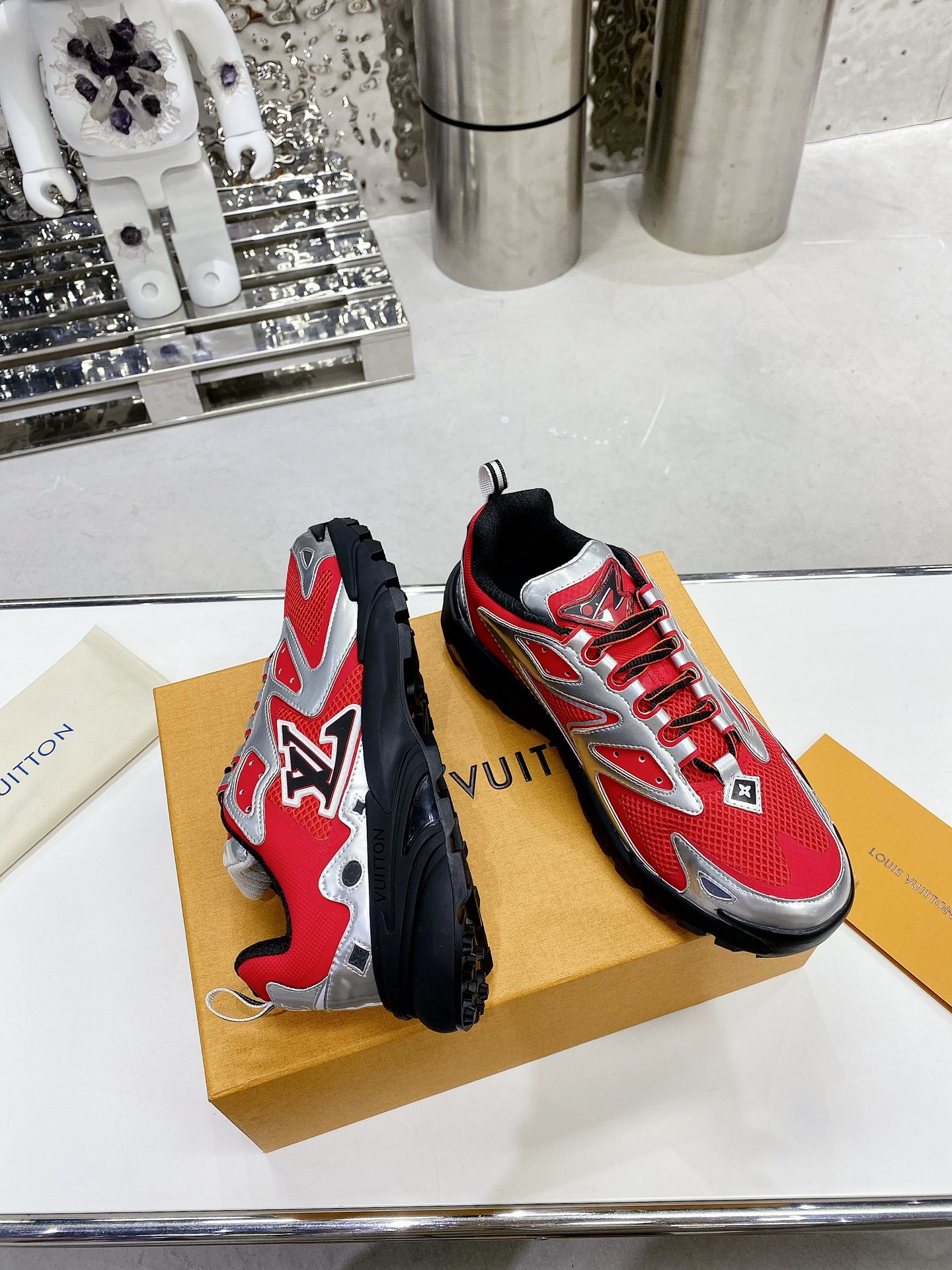 Louis Vuitton Women’s LV Runner Tatic Sneaker Red For Women LV