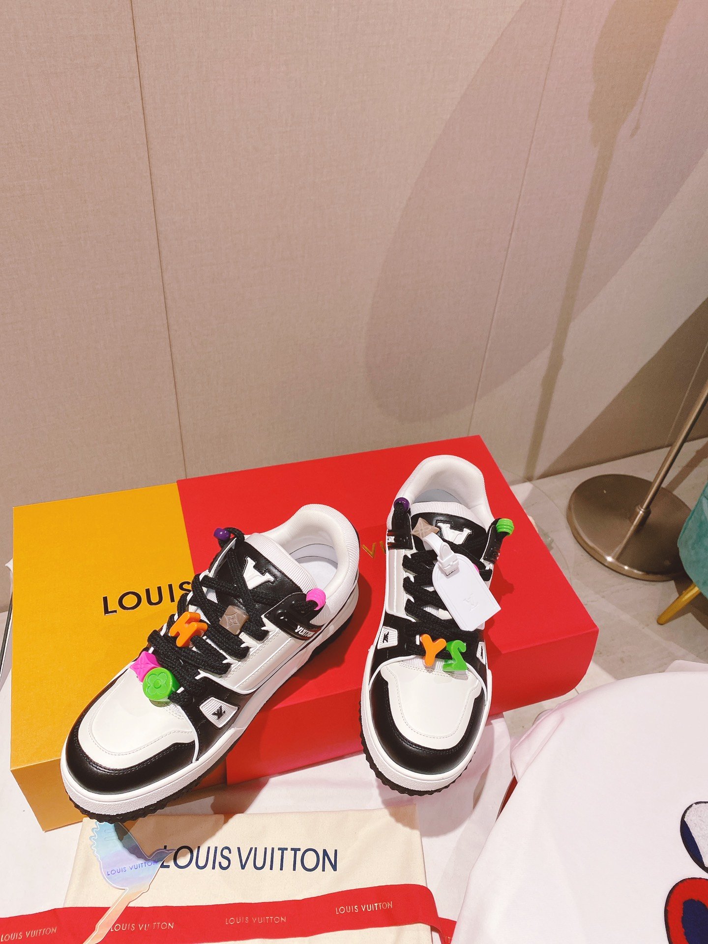 Louis Vuitton Women’s LV Trainer Sneaker Black For Women LV