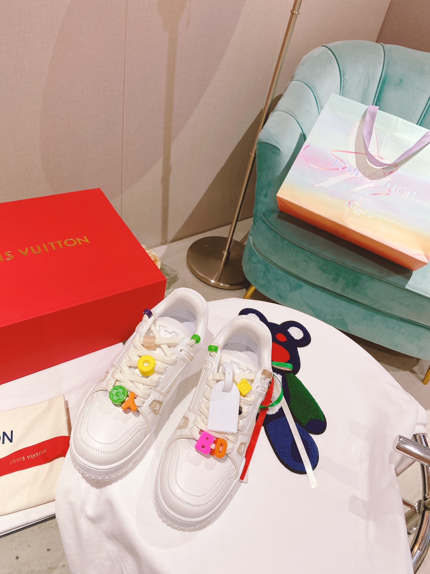 Louis Vuitton Women’s LV Trainer Sneaker White For Women LV