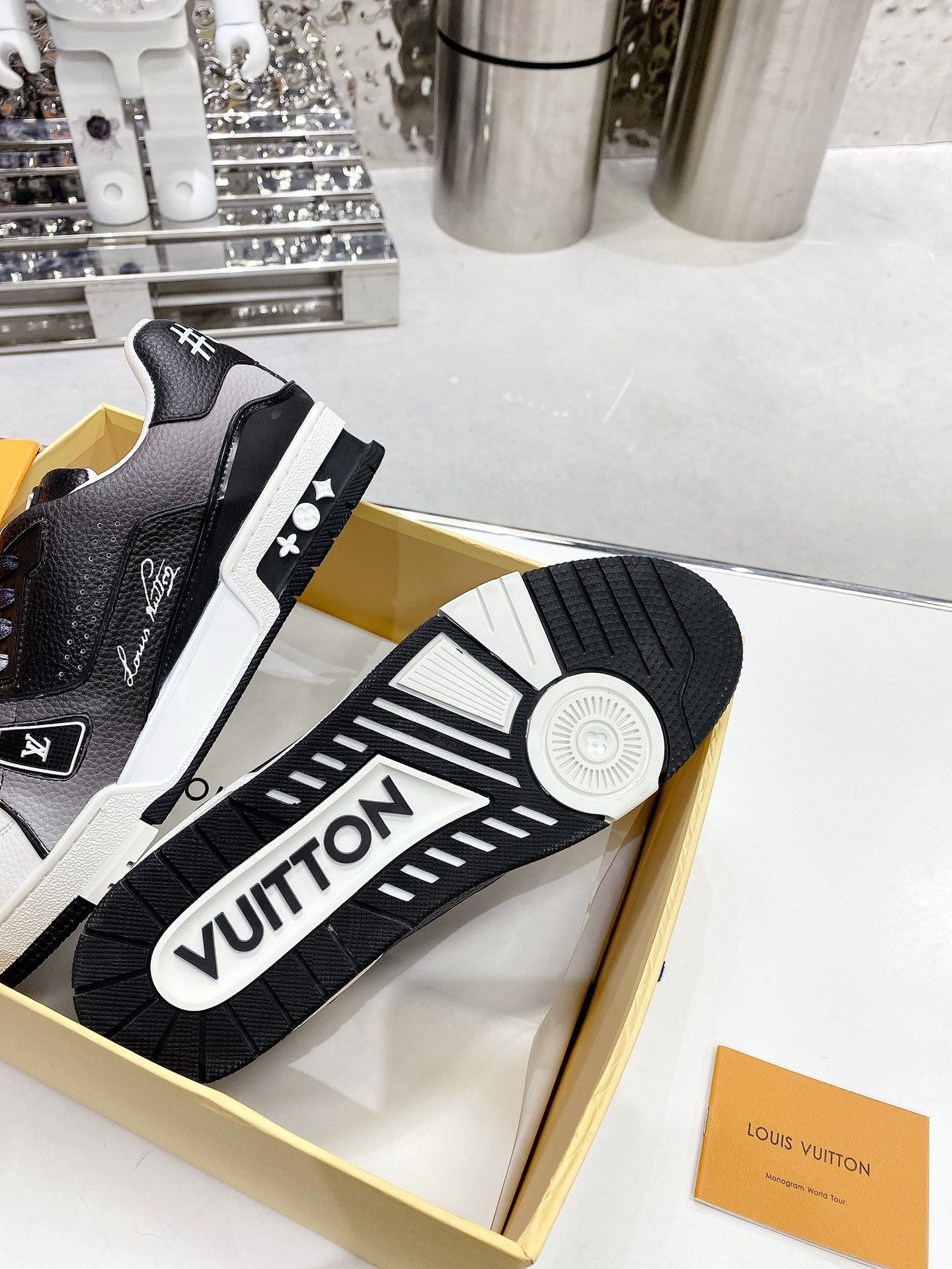 Louis Vuitton Women’s LV Trainers Black For Women LV