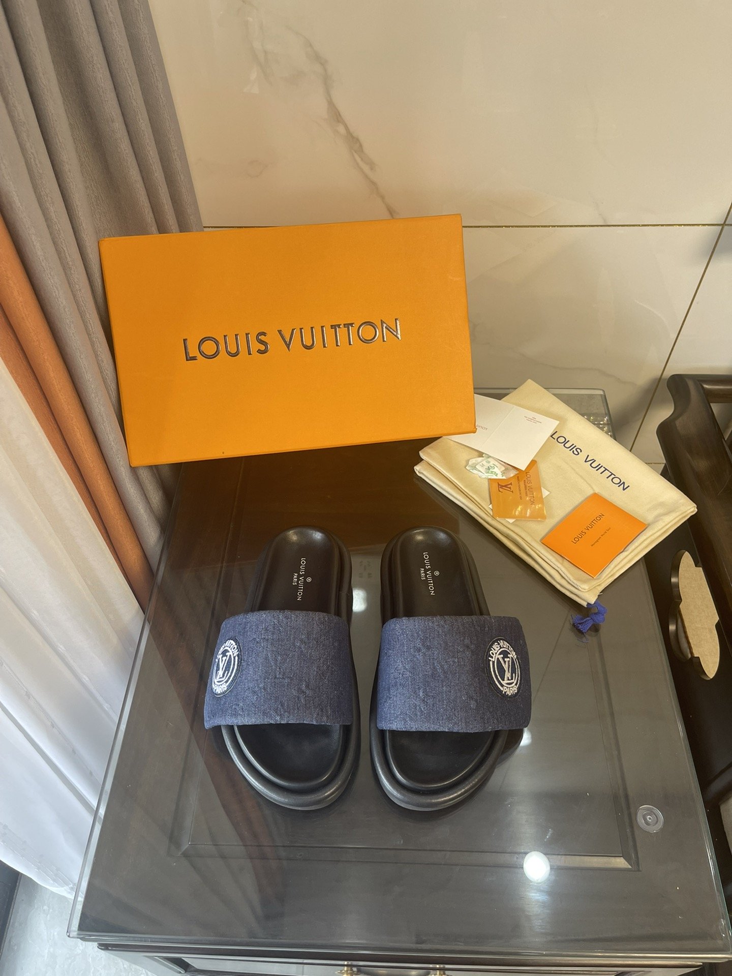 Louis Vuitton Women’s Pool Pillow Comfort Mule Blue For Women LV