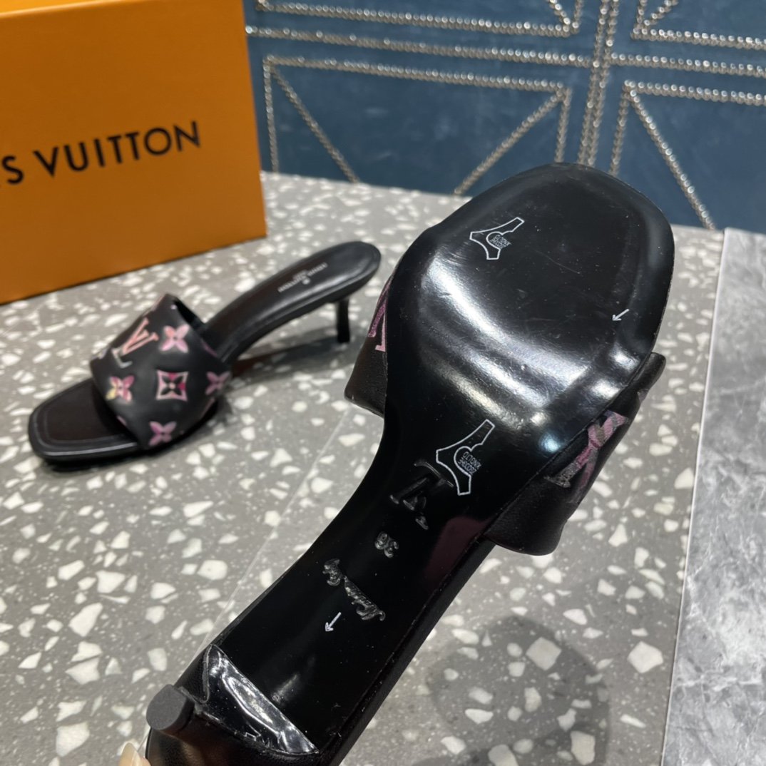 Louis Vuitton Women’s Revival Mule Black For Women LV