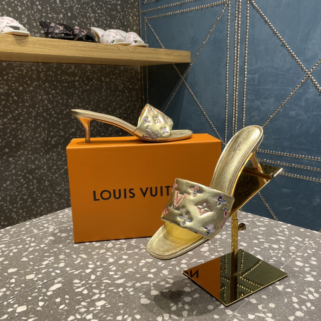 Louis Vuitton Women’s Revival Mule Gold For Women LV