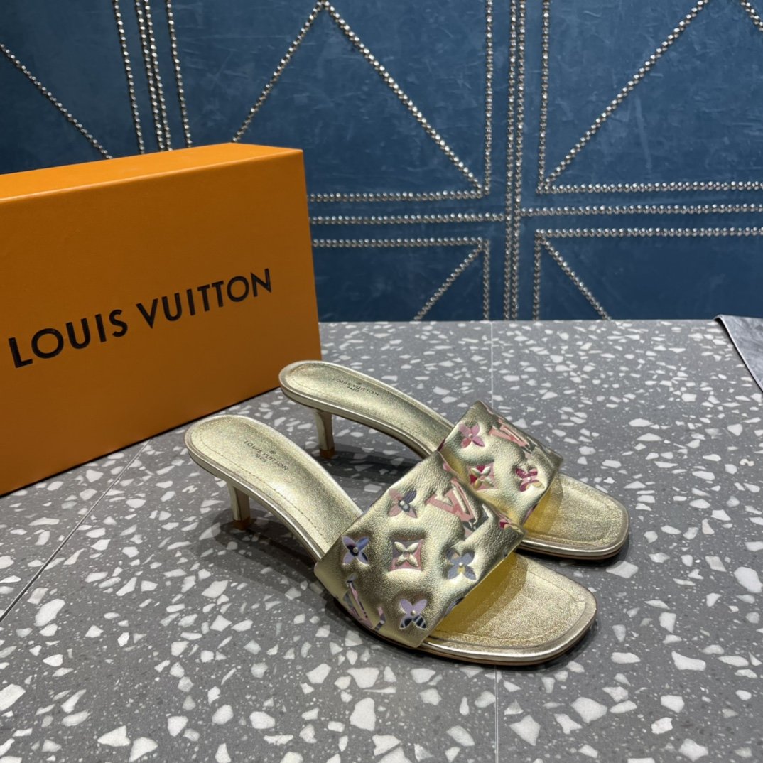 Louis Vuitton Women’s Revival Mule Gold For Women LV