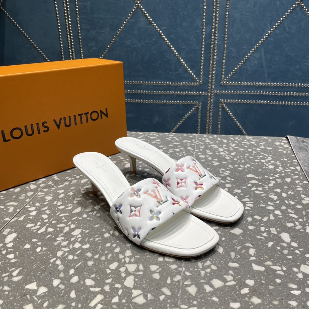 Louis Vuitton Women’s Revival Mule White For Women LV 1AAP7M