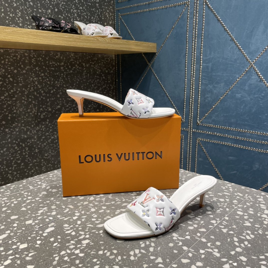 Louis Vuitton Women’s Revival Mule White For Women LV 1AAP7M
