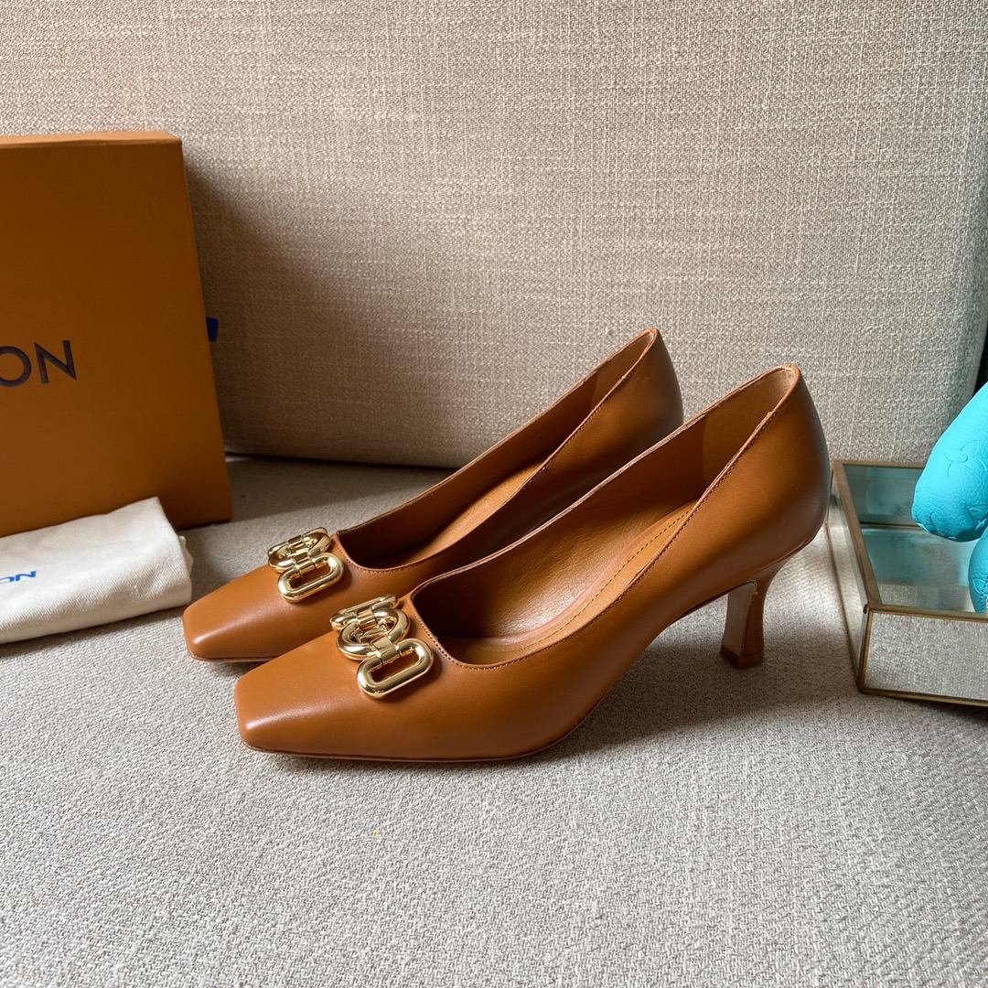 Louis Vuitton Women’s Rotary Pump Brown For Women LV