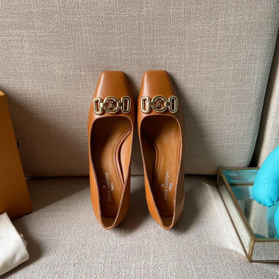 Louis Vuitton Women’s Rotary Pump Brown For Women LV