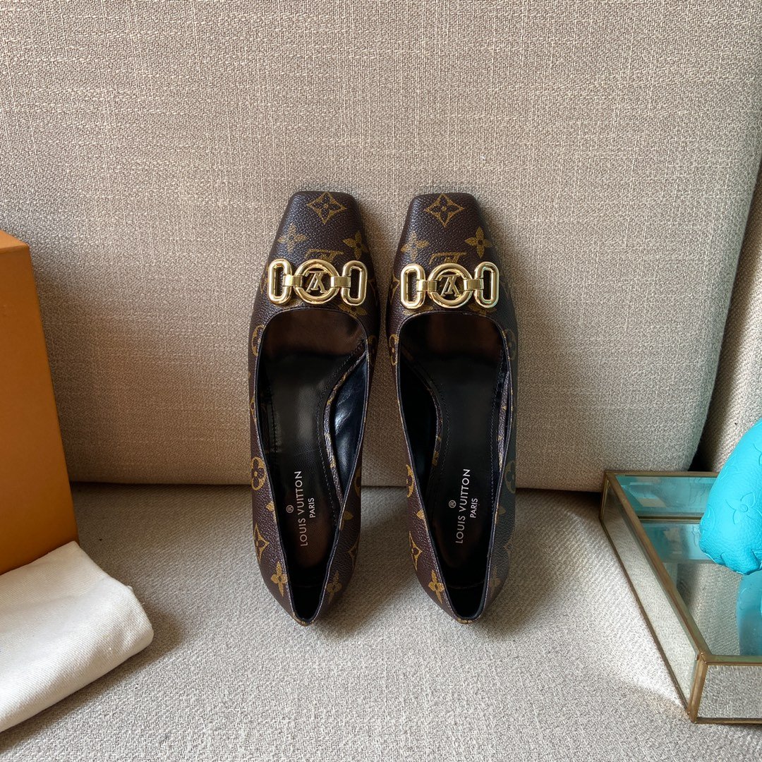 Louis Vuitton Women’s Rotary Pump Cacao Brown For Women LV