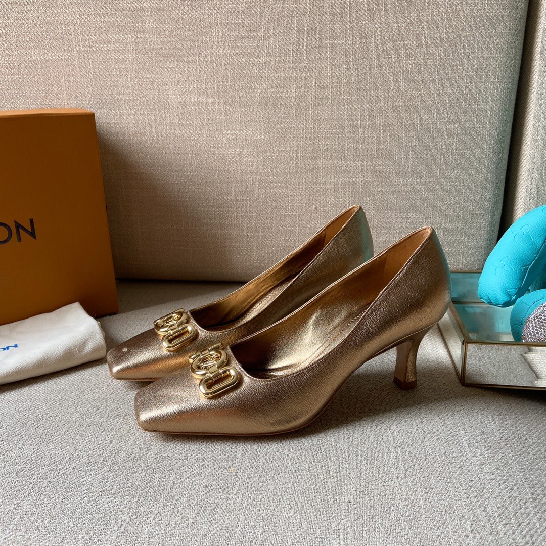Louis Vuitton Women’s Rotary Pump Gold For Women LV
