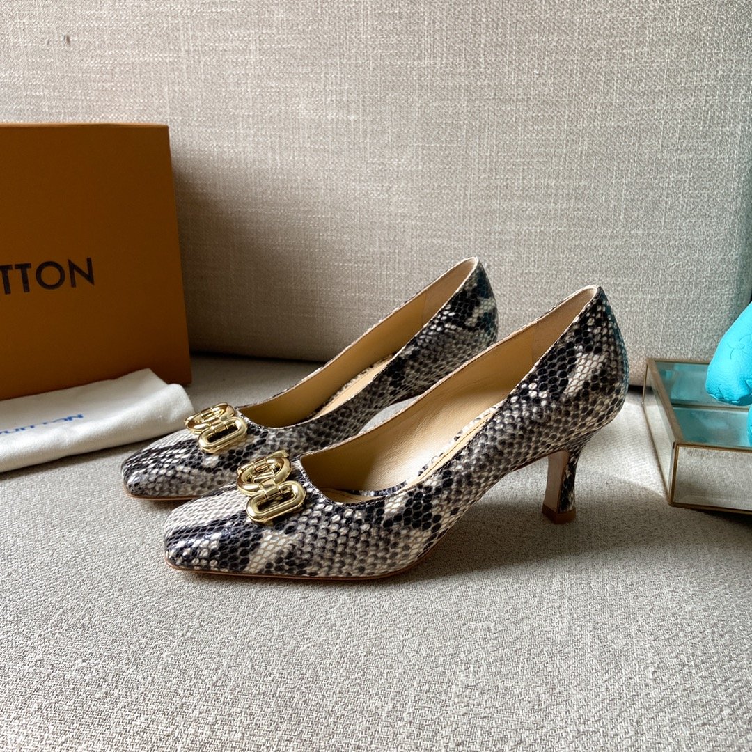Louis Vuitton Women’s Rotary Pump Grey For Women LV