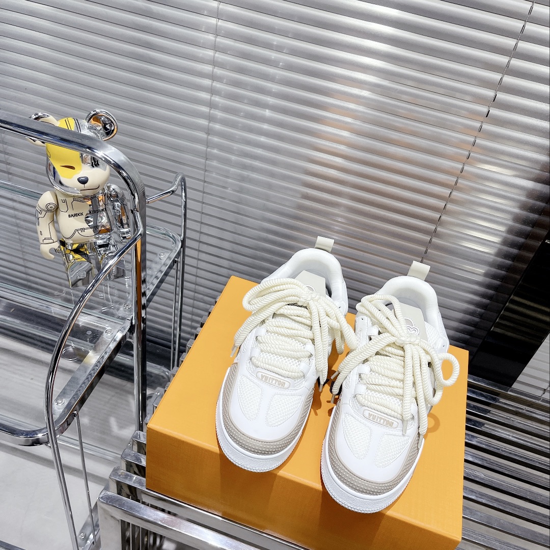 Louis Vuitton Women’s Skate Sneakers Beige For Women LV