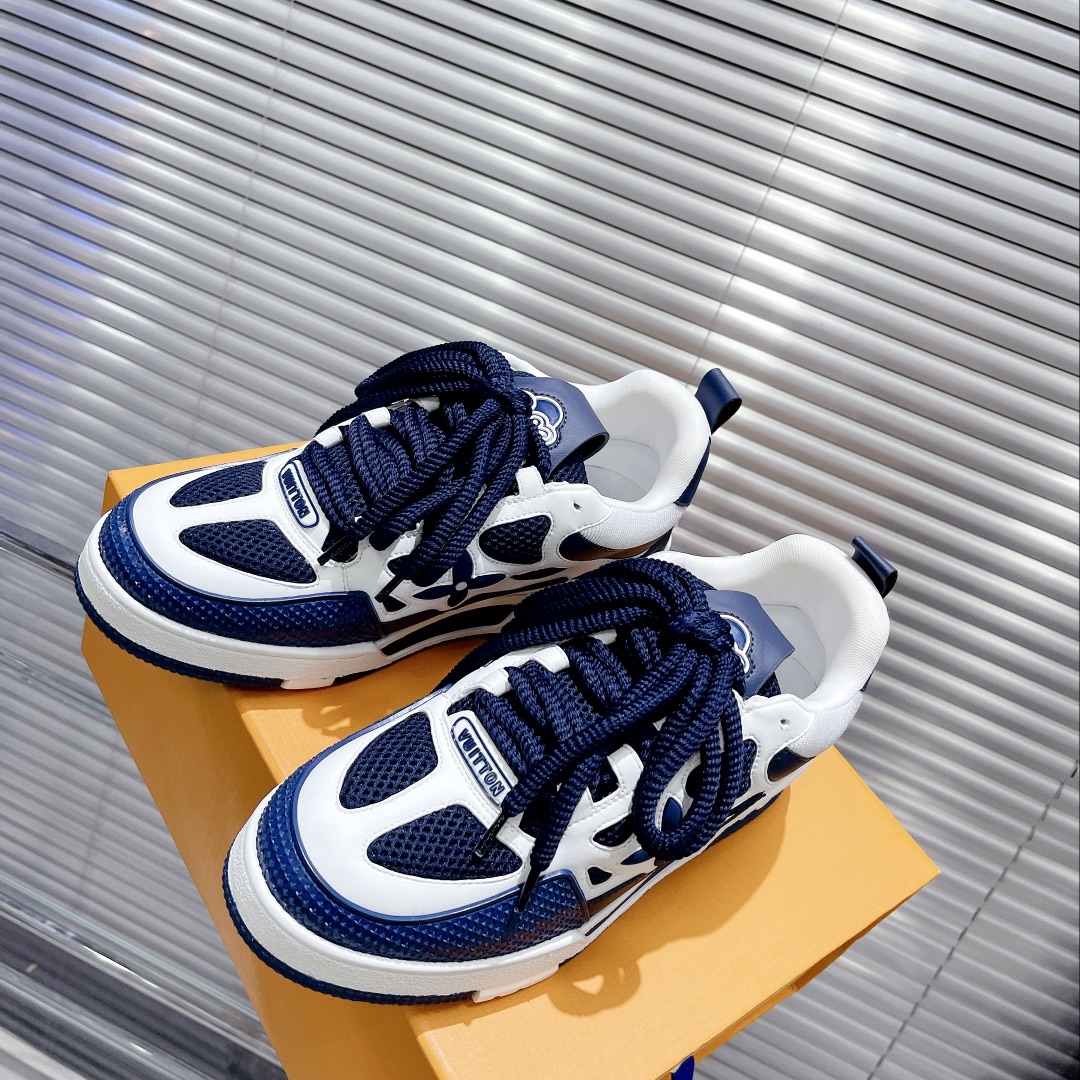 Louis Vuitton Women’s Skate Sneakers Blue For Women LV