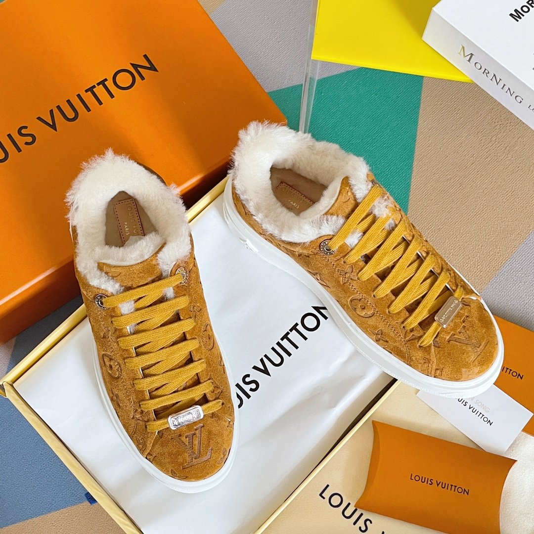 Louis Vuitton Women’s Time Out Sneaker Brown For Women LV