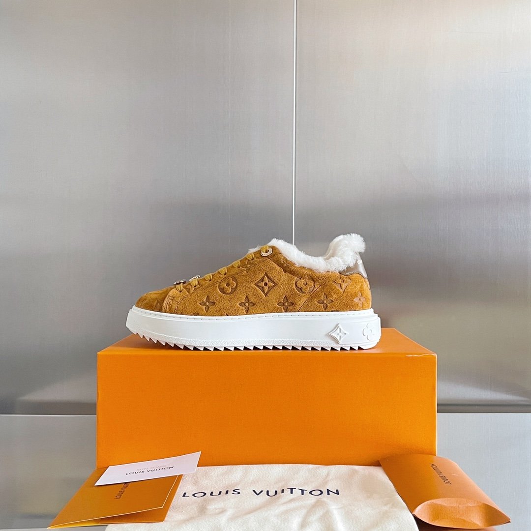 Louis Vuitton Women’s Time Out Sneaker Brown For Women LV