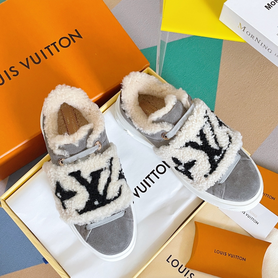 Louis Vuitton Women’s Time Out Sneaker Grey For Women LV