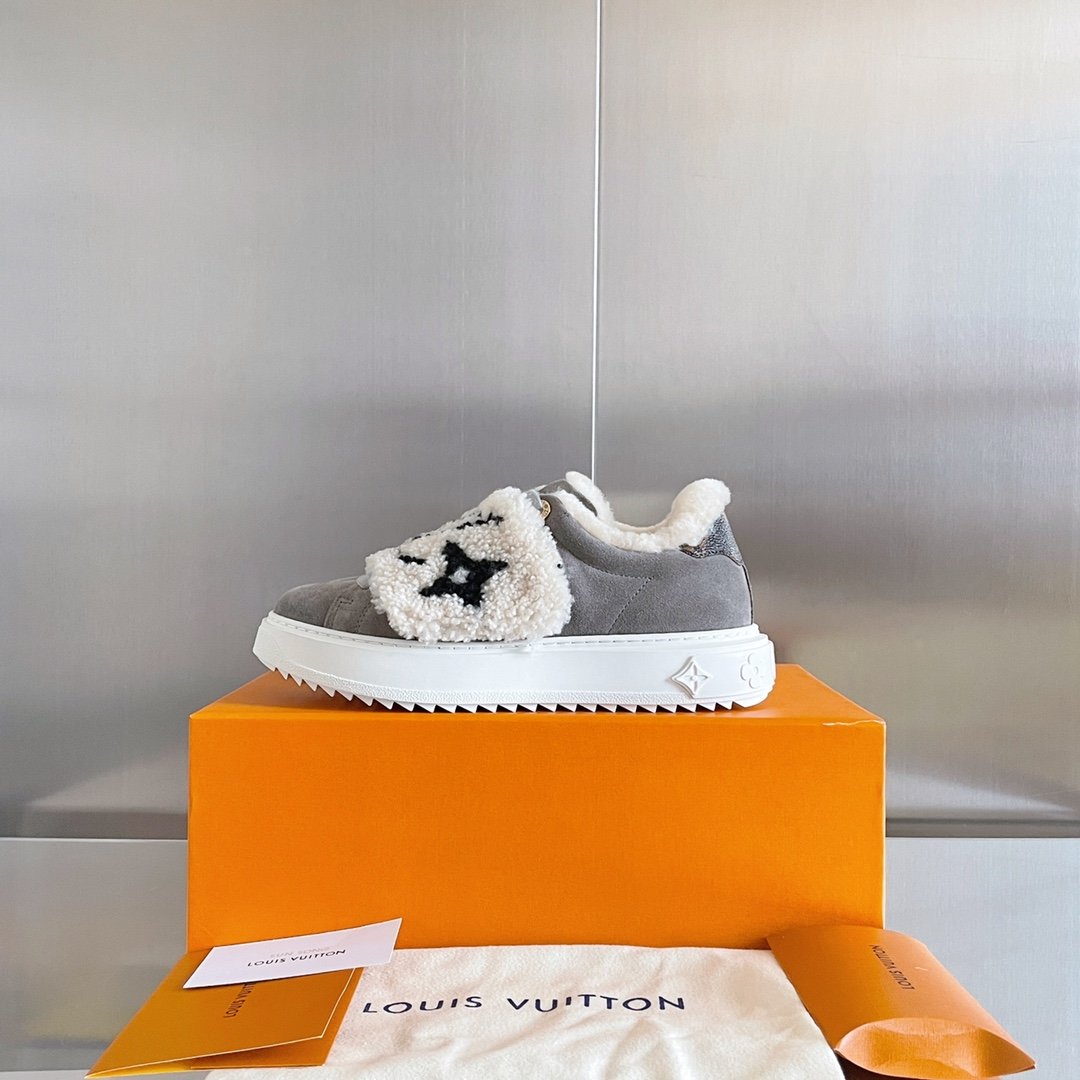 Louis Vuitton Women’s Time Out Sneaker Grey For Women LV