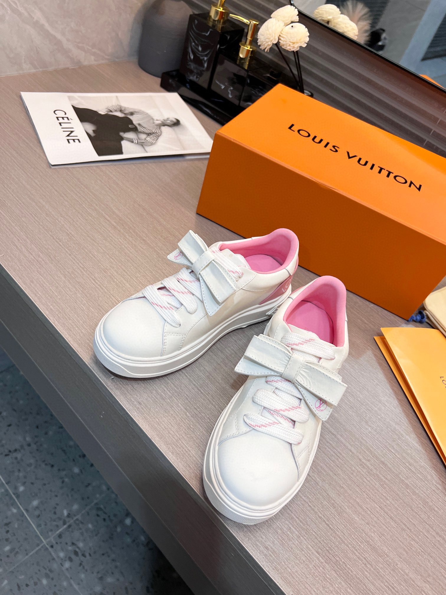 Louis Vuitton Women’s Time Out Sneaker Pink For Women LV