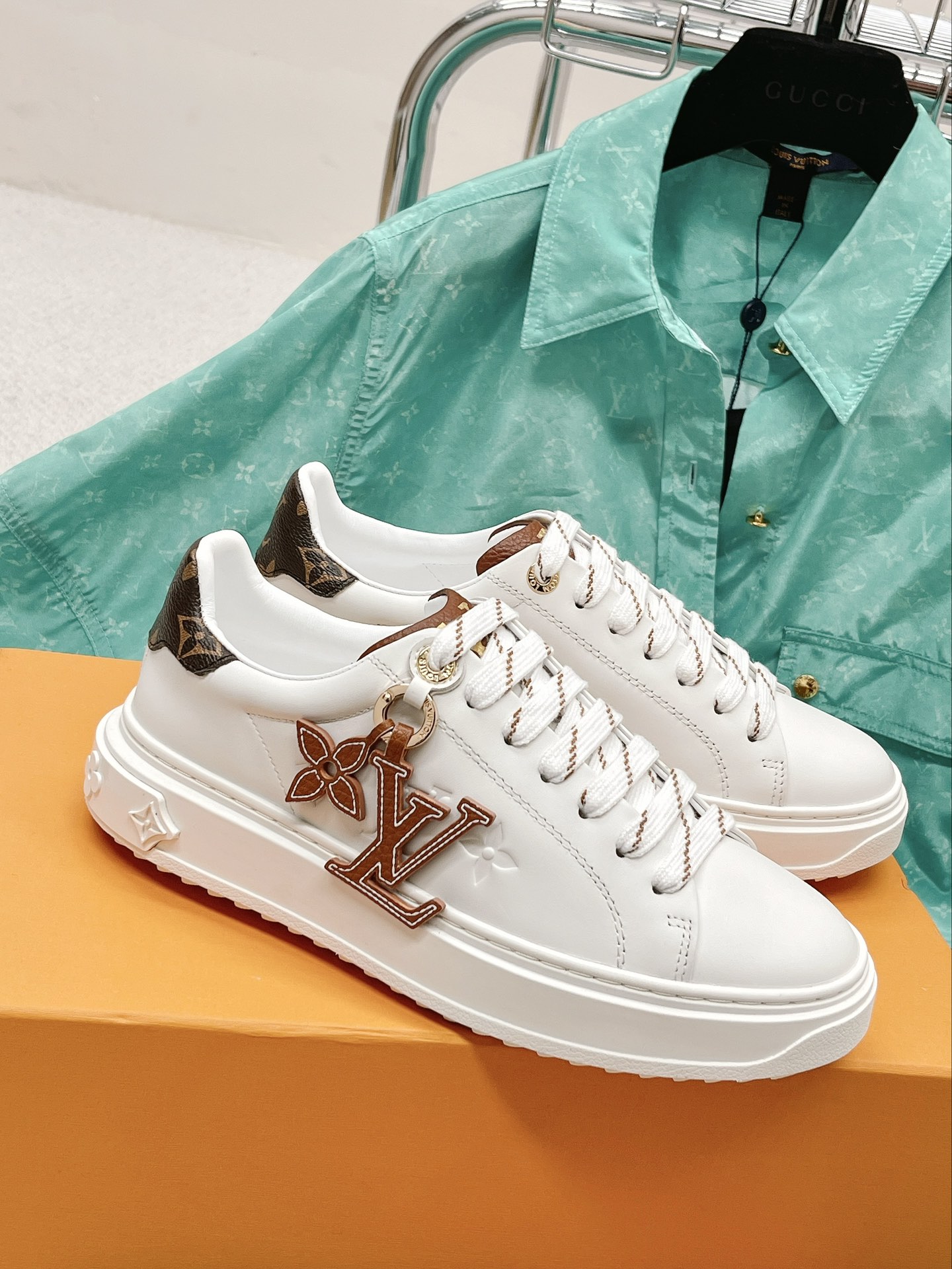 Louis Vuitton Women’s Time Out Trainers White For Women LV