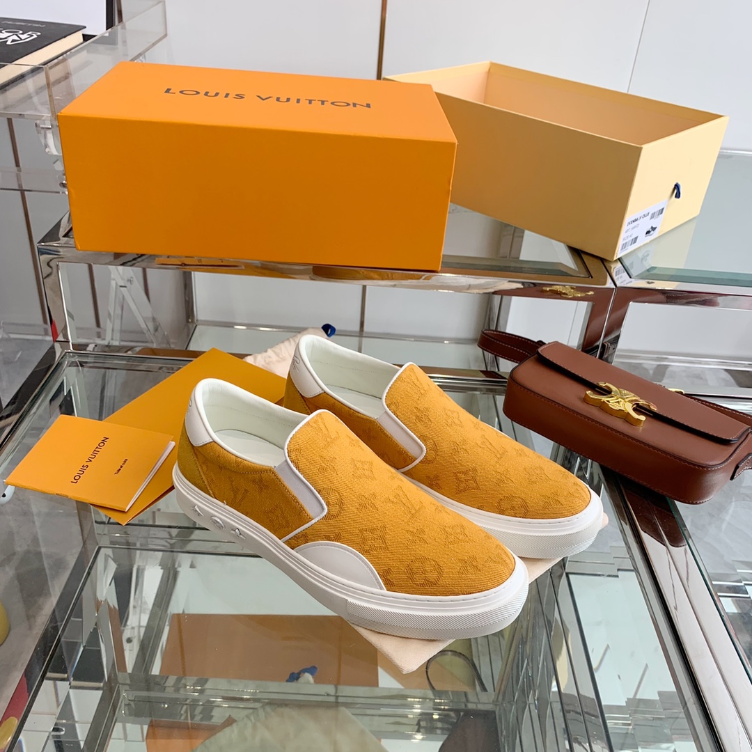 Louis Vuitton Women’s Trocadero Slip On Orange For Women LV