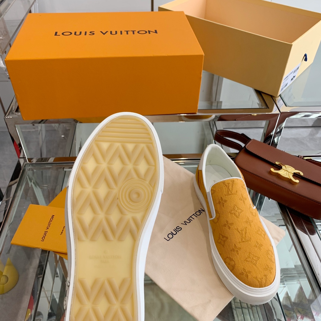 Louis Vuitton Women’s Trocadero Slip On Orange For Women LV