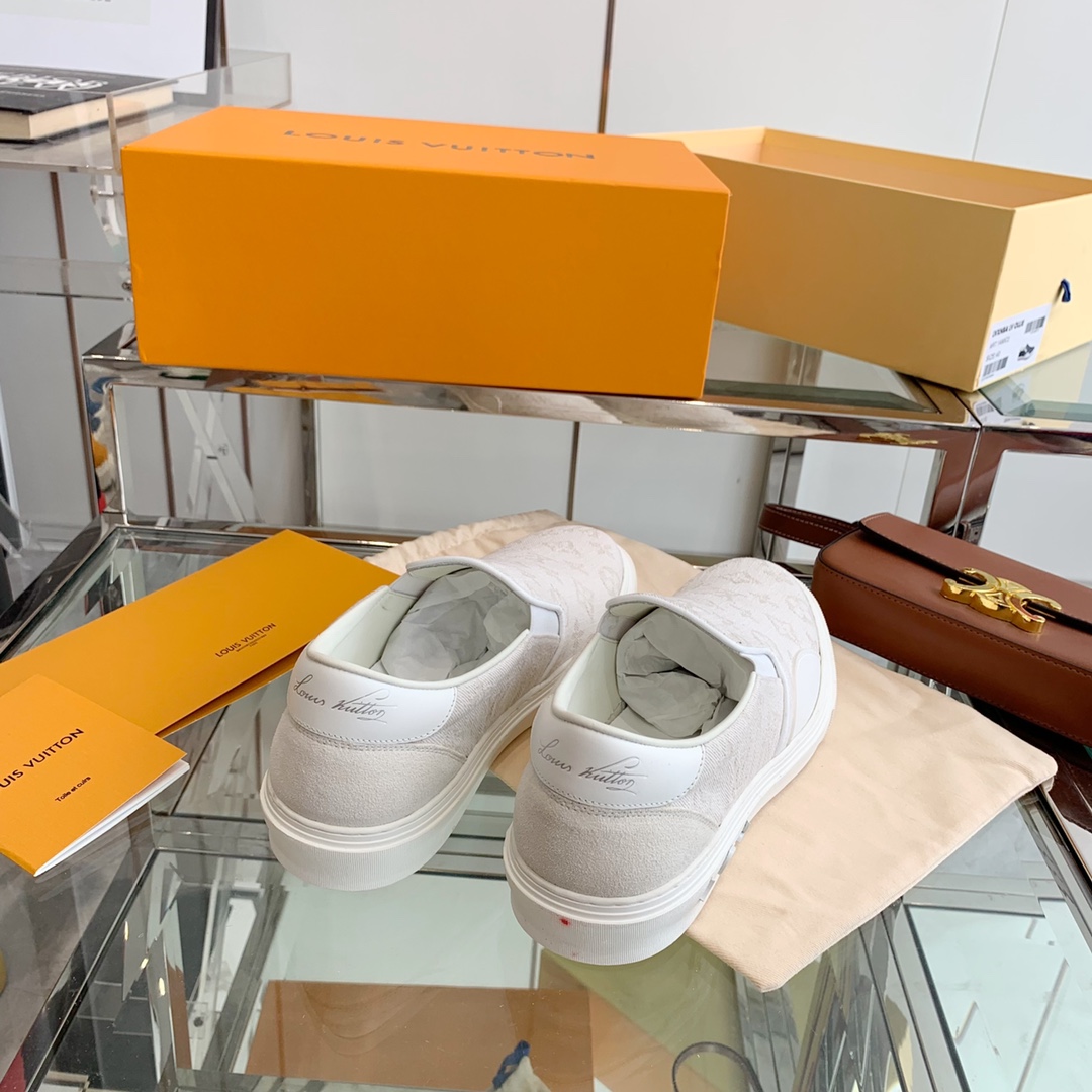 Louis Vuitton Women’s Trocadero Slip On White For Women LV