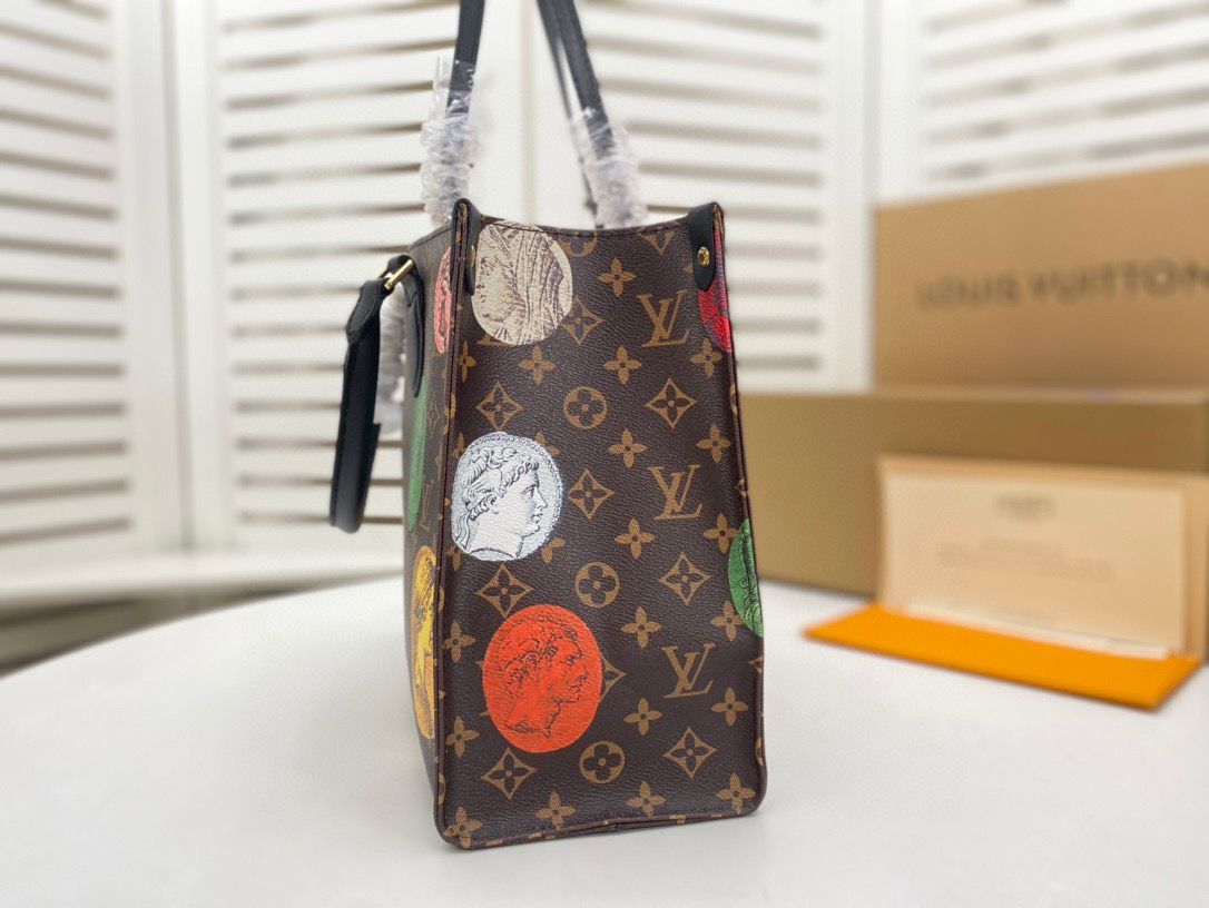 Louis Vuitton x Fornasetti Capsule Collection Onthego MM Monogram Cameo For Women 35cm LV