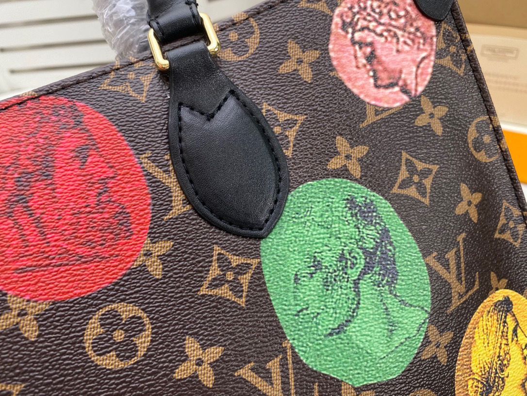 Louis Vuitton x Fornasetti Capsule Collection Onthego MM Monogram Cameo For Women 35cm LV