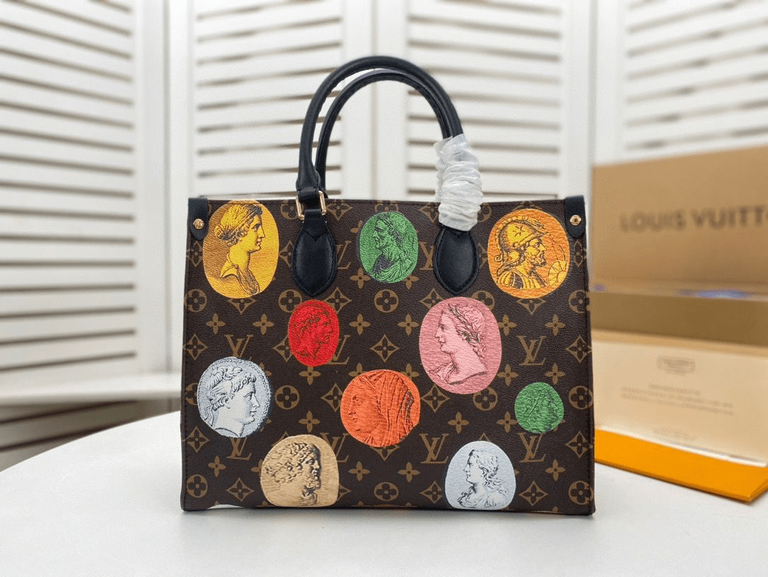 Louis Vuitton x Fornasetti Capsule Collection Onthego MM Monogram Cameo For Women 35cm LV